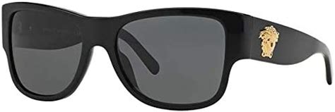 Versace Men's VE4275 Sunglasses, Black, 58/18/140 .